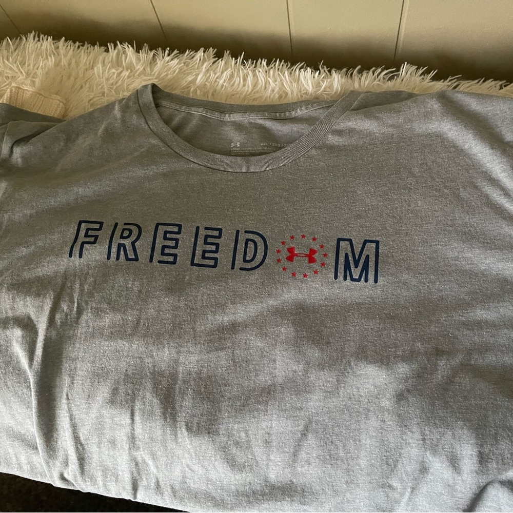 Under Armour Freedom Flag Black T-Shirt